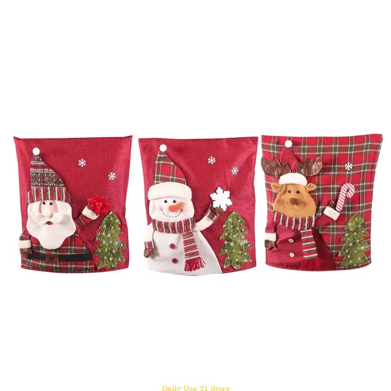 Santa Snowman Dinner Chairs Cover Xmas Reindeer Chair Slipcover Protector for Kitchen Hotel Holiday Party Decor
Santa Snowman Dinner Chairs Cover Xmas Reindeer Chair Slipcover Protector for Kitchen Hotel Holiday Party Decor