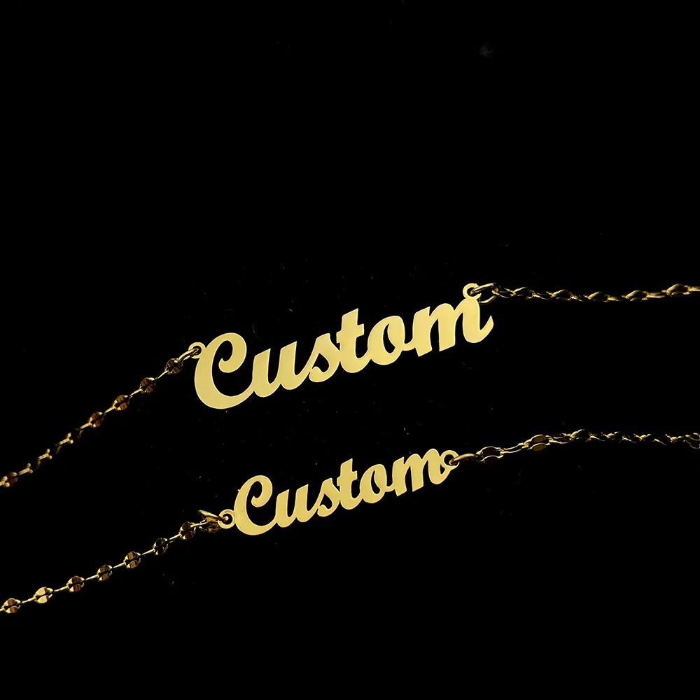 Personalized Stainless Steel Choker Name Custom For Women Customized Bracelet Nameplate Stainless Steel Jewelry Goth Party Gifts
Personalized Stainless Steel Choker Name Custom For Women Customized Bracelet Nameplate Stainless Steel Jewelry Goth Party Gifts