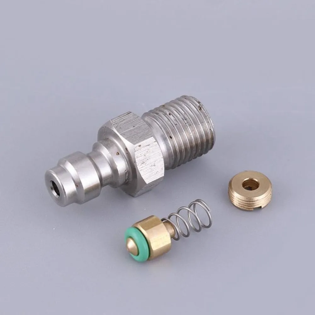 8MM 1pc -Way Valve Filled Pacifier Stainless Steel Quick Connector Male Thread Quick Connection Male Head With Check Valve
8MM 1pc -Way Valve Filled Pacifier Stainless Steel Quick Connector Male Thread Quick Connection Male Head With Check Valve