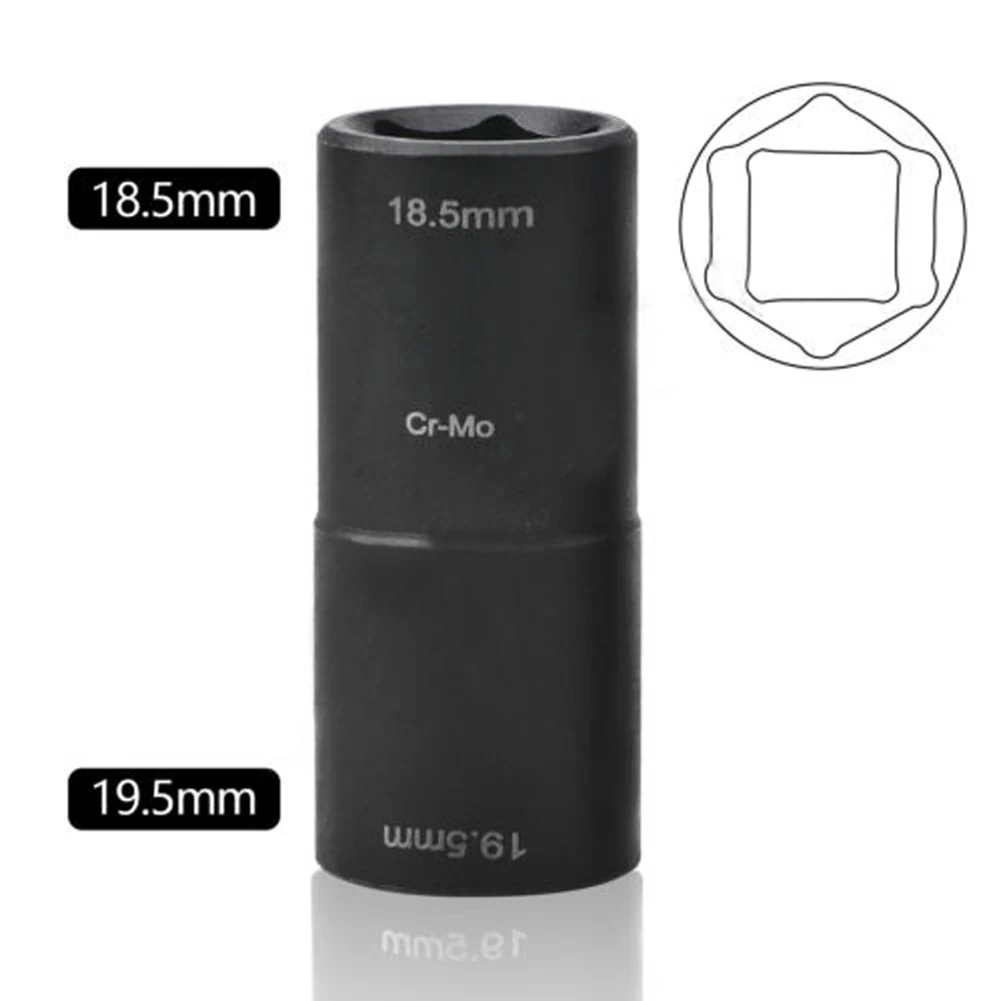 1/2 Dr 18.5mmx19.5mm Damaged Lug Socket Tool Deep Length Flip Impact Set For Ford For Lug Socket Tool Accessories
1/2 Dr 18.5mmx19.5mm Damaged Lug Socket Tool Deep Length Flip Impact Set For Ford For Lug Socket Tool Accessories
