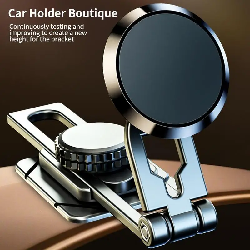 

Universal Magnetic Car Phone Holder Air Vent Car Phone Mounts Cellphone GPS Support Rotation Folding Bracket For Automobile