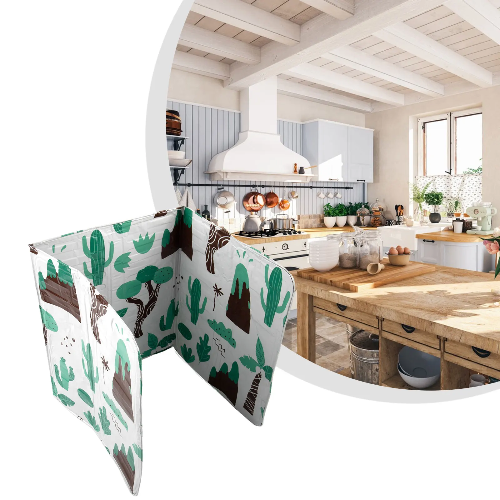 Kitchen Gas Stove Oil Barrier Cooking Insulation Heat-proof Anti-splash Oil Aluminum Foil Plate Folding Oil Barrier
Kitchen Gas Stove Oil Barrier Cooking Insulation Heat-proof Anti-splash Oil Aluminum Foil Plate Folding Oil Barrier