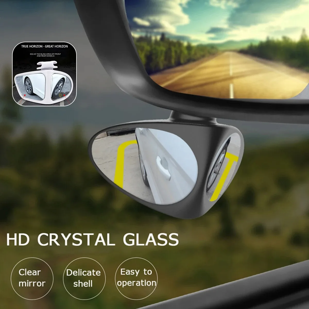 Espejo 360 para punto ciego de carro, espejos giratorios duales, gran angular de 360 grados, espejo auxiliar de visión delantera y trasera, 2 uds. 14 Espejo 360 para punto ciego de carro Espejo 360 para punto ciego de carro, espejos giratorios duales, gran angular de 360 grados, espejo auxiliar de visión delantera y trasera, 2 uds. » Espejo 360 para punto ciego de carro