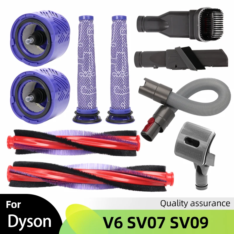 

Washable Main Brush Filter Front Air Filter Pet Brush Head For Dyson V6 SV07 SV09 Vacuum Cleaner