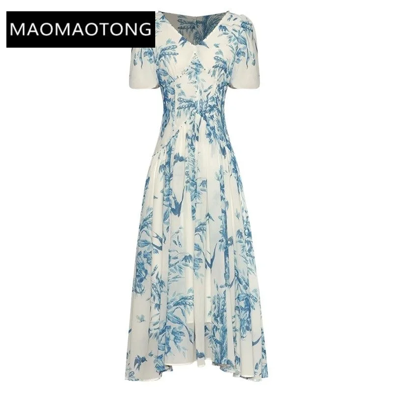 2023 Runway Luxury Brand High Quality Summer Dress Women V-Neck Puff Sleeve Beading Flowers Print Vintage Party Midi Dresses
2023 Runway Luxury Brand High Quality Summer Dress Women V-Neck Puff Sleeve Beading Flowers Print Vintage Party Midi Dresses