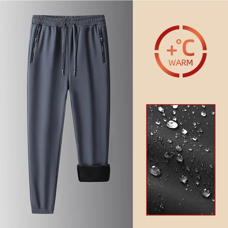 Men's Winter Warm Padded Sports Pants Waterproof Outdoor Rushing Pants Casual Loose Drawstring Thick Large Size Jogging Pants
Men's Winter Warm Padded Sports Pants Waterproof Outdoor Rushing Pants Casual Loose Drawstring Thick Large Size Jogging Pants
