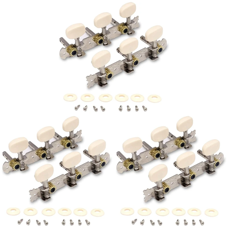 3X Vintage Guitar Tuning Pegs Gold Plated Machine Heads Tuning Keys Tuners Single Hole For Classical Guitar 3L 3R
3X Vintage Guitar Tuning Pegs Gold Plated Machine Heads Tuning Keys Tuners Single Hole For Classical Guitar 3L 3R