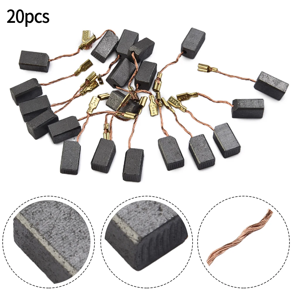 Part Carbon Brushes Copper wire Replacement 6*8*14mm Set For angle grinder Corrosion resistance Durable Useful
Part Carbon Brushes Copper wire Replacement 6*8*14mm Set For angle grinder Corrosion resistance Durable Useful
