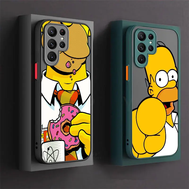 Cartoon The-Simpsons-Family Phone Case For Samsung Galaxy S24 Cases S23 Ultra S22 S21 S20 FE S10 Plus Samsung S24 Note 20 Cover Cartoon The-Simpsons-Family Phone Case For Samsung Galaxy S24 Cases S23 Ultra S22 S21 S20 FE S10 Plus Samsung S24 Note 20 Cover