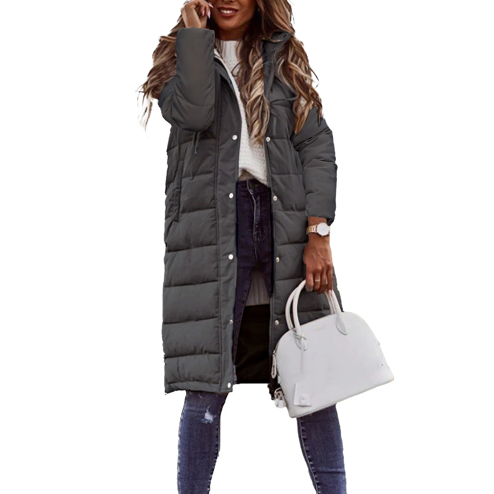 Daily Women Coat Jacket Autumn Body Warmer Hooded Parka Long Long Sleeve Padded Coat Padded Jacket Solid Color
Daily Women Coat Jacket Autumn Body Warmer Hooded Parka Long Long Sleeve Padded Coat Padded Jacket Solid Color