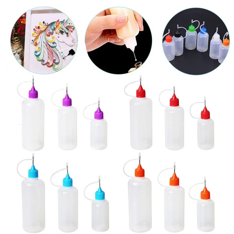 50Pcs 3ml-120ML Empty Plastic Dropper Bottles Precision Tip Applicator Bottle Refillable Containers for Liquid Doodle Glue DIY
50Pcs 3ml-120ML Empty Plastic Dropper Bottles Precision Tip Applicator Bottle Refillable Containers for Liquid Doodle Glue DIY