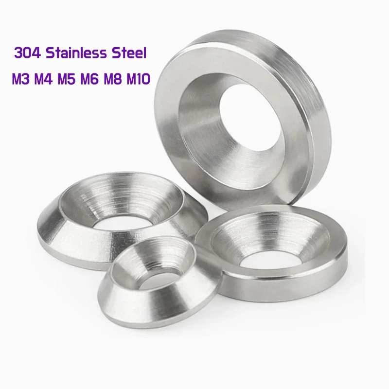 M3 M4 M5 M6 M8 M10 Solid Concave and Convex Conical Washers Countersunk Washer 304 Stainless Steel Flat Head Decorative Gasket
M3 M4 M5 M6 M8 M10 Solid Concave and Convex Conical Washers Countersunk Washer 304 Stainless Steel Flat Head Decorative Gasket
