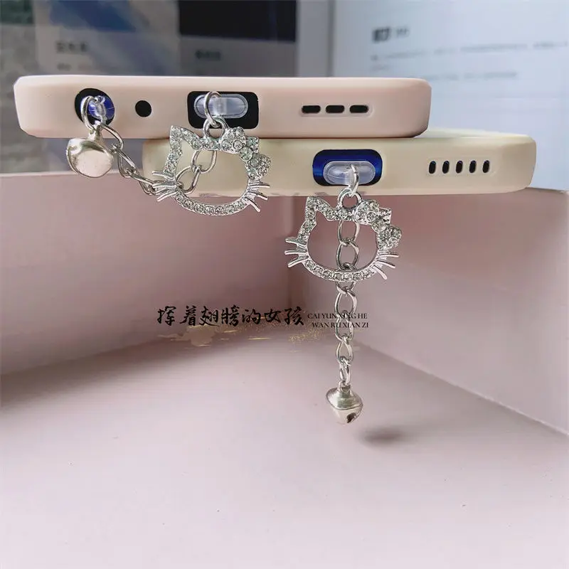 Hello Kitty Phone Dust Plug Creative Cartoon Kt Cat Beaded Pendant Kawaii Girl Heart Keychain Backpack Decoration Girl Gifts New
Hello Kitty Phone Dust Plug Creative Cartoon Kt Cat Beaded Pendant Kawaii Girl Heart Keychain Backpack Decoration Girl Gifts New
