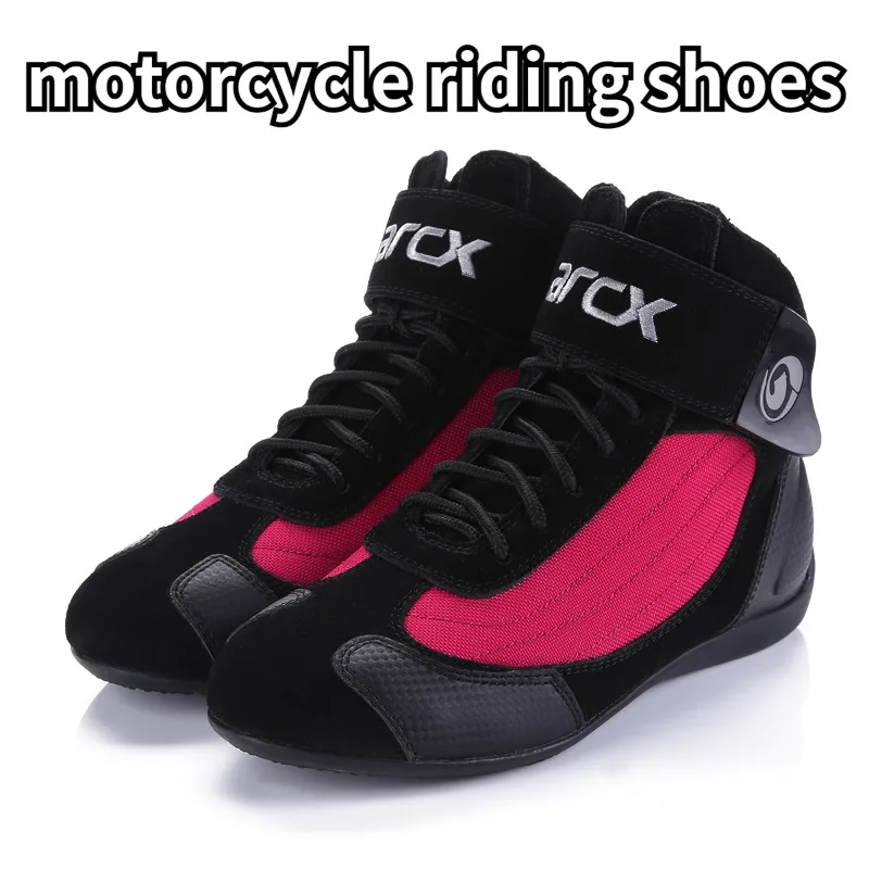 New Men Women Motorcycle Riding Shoes Road Motorbike Racing Shoes Autumn Mid-top Boots Comfortable Breathable Motocross Shoes
New Men Women Motorcycle Riding Shoes Road Motorbike Racing Shoes Autumn Mid-top Boots Comfortable Breathable Motocross Shoes