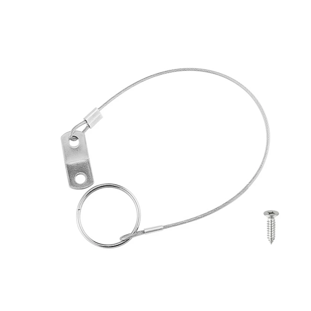 Stainless Lanyard Cable Safety Tether Wire For 1 Loop With Quick Release Ring Anti-lost Rope Pin Outdoor Camping Equipment
Stainless Lanyard Cable Safety Tether Wire For 1 Loop With Quick Release Ring Anti-lost Rope Pin Outdoor Camping Equipment