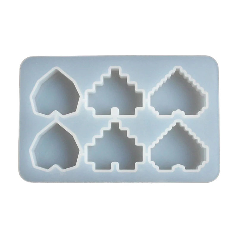 for Creative DIY Jewelry Pendant Craft Pixel Heart Silicone Mold Love Shaped Res Drop shipping 
for Creative DIY Jewelry Pendant Craft Pixel Heart Silicone Mold Love Shaped Res Drop shipping