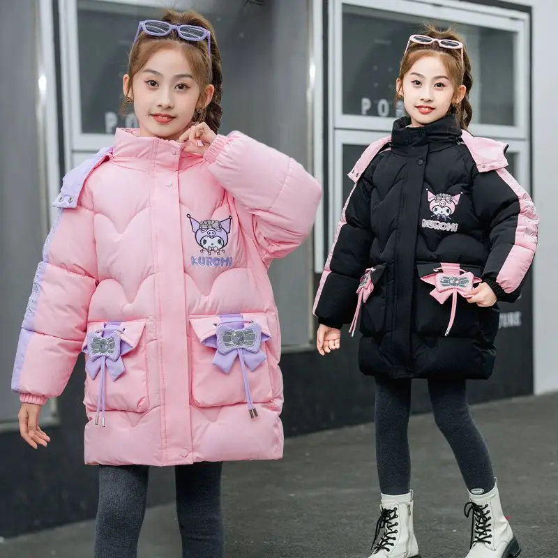 Anime Kawaii Sanrio Kuromi Thickened Coat Winter Cute Cartoon Casual Cotton-Padded Jacket Clothes Lovely Gift for Girl
Anime Kawaii Sanrio Kuromi Thickened Coat Winter Cute Cartoon Casual Cotton-Padded Jacket Clothes Lovely Gift for Girl