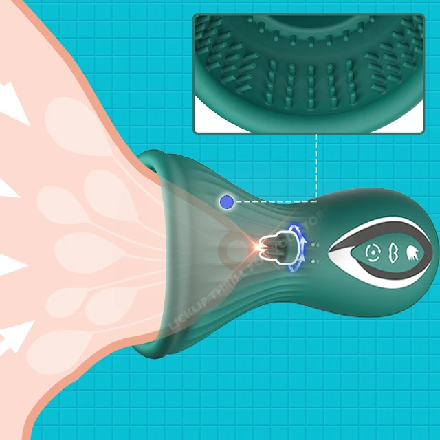 Vibromasseur de poitrine clitoridien pour femmes, jouet sexuel rotatif, succion et léchage, sur les continents, stimulateur vaginal, orgasme, fellation injuste, UNIS issement 1