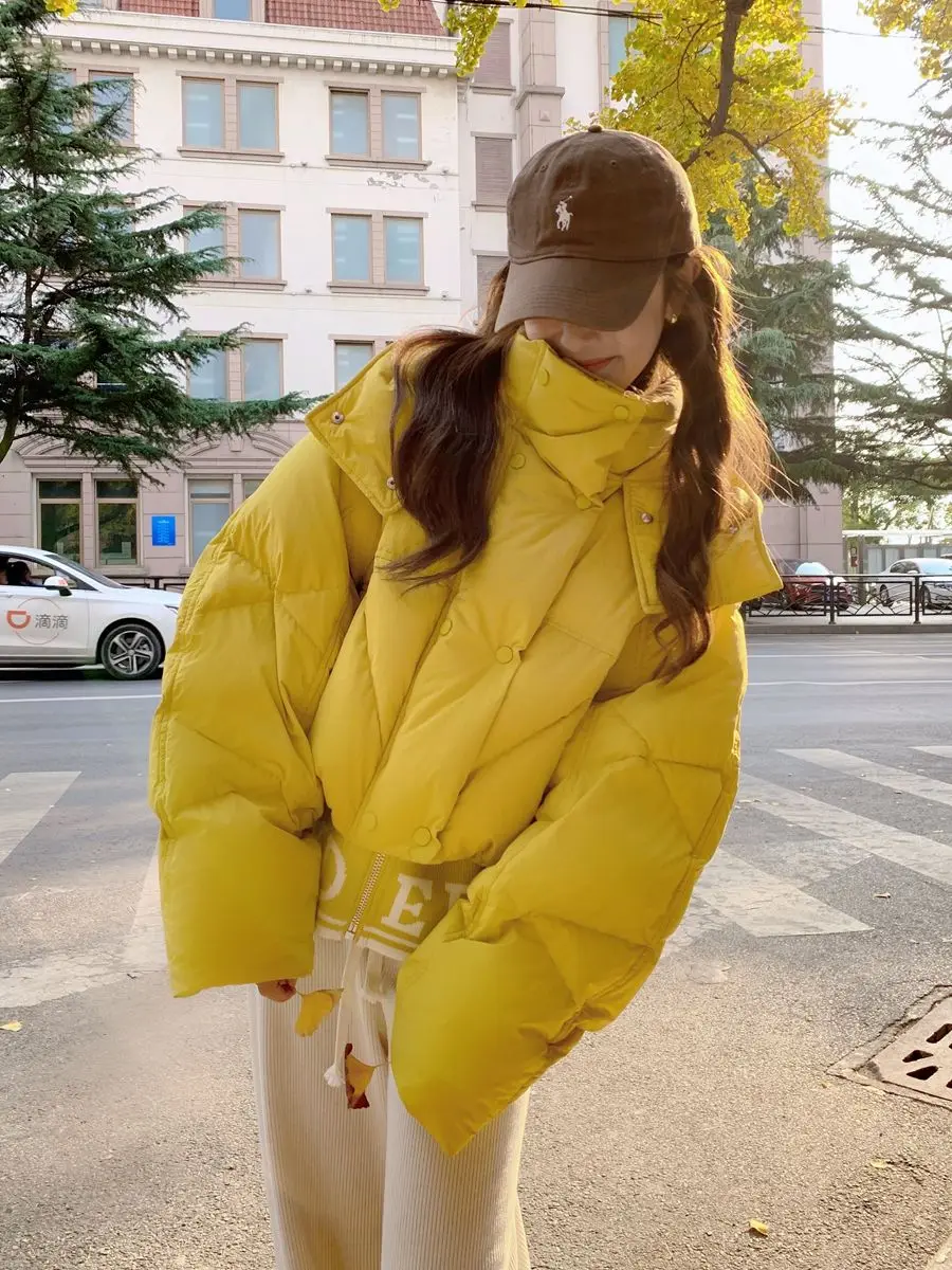 Winter Hooded Down Jacket Warm Women Clothing Down Coat Fluffy Knit Patchwork Letters Parkas Korean Chic Outerwear Puffer Solid
Winter Hooded Down Jacket Warm Women Clothing Down Coat Fluffy Knit Patchwork Letters Parkas Korean Chic Outerwear Puffer Solid