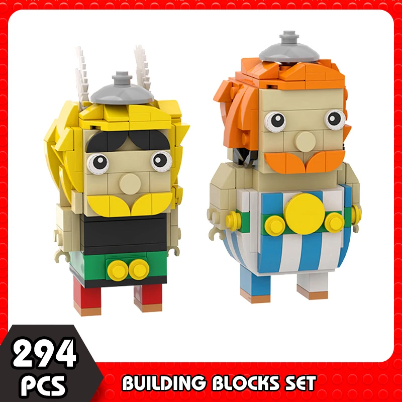 MOC Anime Asterixed Action Figures And Obelixed Brickheadz Set Building Blocks Model Doll Cartoon Bricks Toys
MOC Anime Asterixed Action Figures And Obelixed Brickheadz Set Building Blocks Model Doll Cartoon Bricks Toys