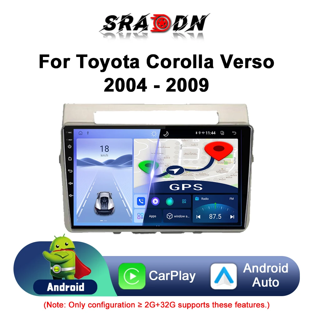 Автомагнитола для Toyota Corolla Verso AR10 2004 2005 2006 2007 2008 2009 Android, мультимедийный проигрыватель с GPS-навигацией и сенсорным экраном для Carplay, автостерео
Автомагнитола для Toyota Corolla Verso AR10 2004 2005 2006 2007 2008 2009 Android, мультимедийный проигрыватель с GPS-навигацией и сенсорным экраном для Carplay, автостерео