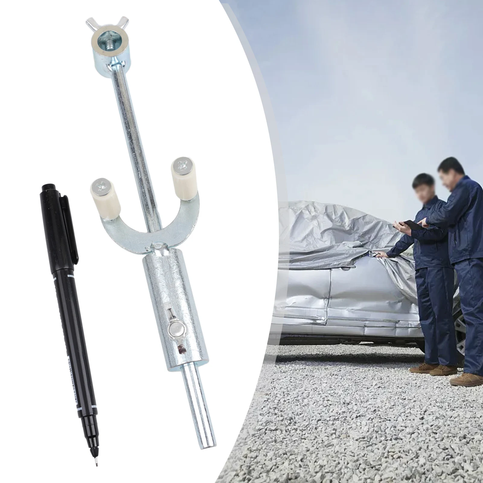 Line Car Sheet Metal Dent Repair Tool Parallel Scriber Branched Line Pen Mark Scraper Marker Pen Automotive Sheet Metal
Line Car Sheet Metal Dent Repair Tool Parallel Scriber Branched Line Pen Mark Scraper Marker Pen Automotive Sheet Metal