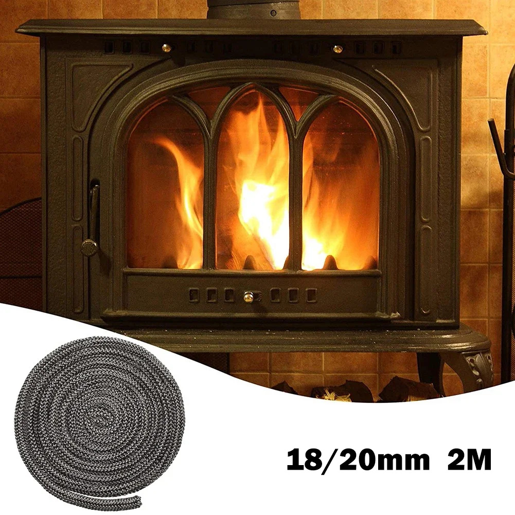 18/20mm 2m Fireplace Sealing Rope Gasket Cord Wood Burning Stove Door Fiberglass High Temperature Woodburner Sealing Rope
18/20mm 2m Fireplace Sealing Rope Gasket Cord Wood Burning Stove Door Fiberglass High Temperature Woodburner Sealing Rope