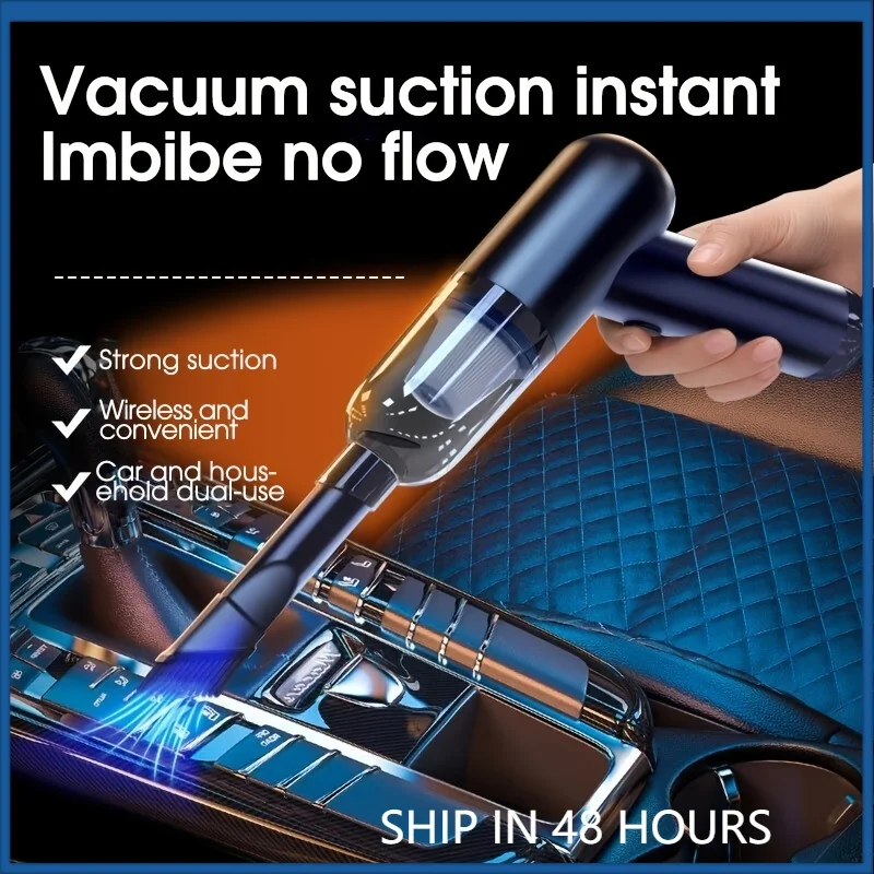 Wireless Handheld High Suction Mini Car Vacuum Cleaner Cordless 10000PA Suction Lightweight Vacuum For Home & Car
Wireless Handheld High Suction Mini Car Vacuum Cleaner Cordless 10000PA Suction Lightweight Vacuum For Home & Car