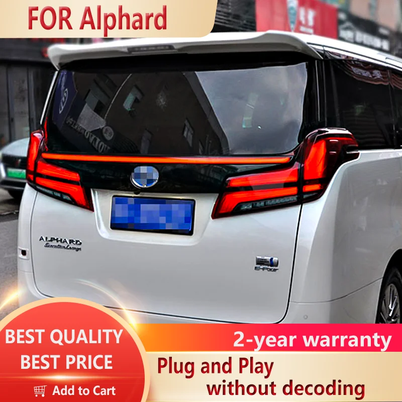 Для Toyota Alphard Vellfire 2015-2023 годов модификация в сборе задних фонарей с динамическими задними фонарями для проточной воды
Для Toyota Alphard Vellfire 2015-2023 годов модификация в сборе задних фонарей с динамическими задними фонарями для проточной воды