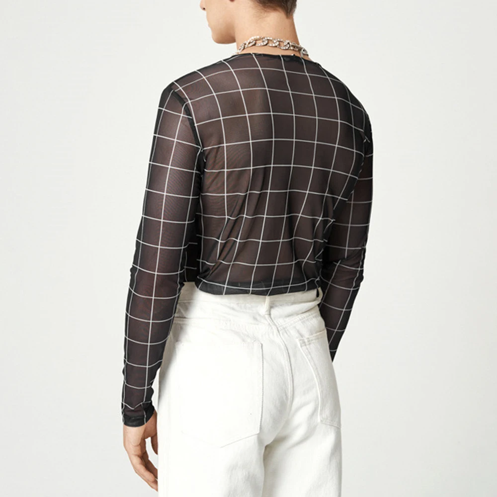 Совершенно новые топы с круглым вырезом, прозрачные Сексуальные облегающие Женские топы, нижнее белье, пляжная повседневная одежда с длинным рукавом
Совершенно новые топы с круглым вырезом, прозрачные Сексуальные облегающие Женские топы, нижнее белье, пляжная повседневная одежда с длинным рукавом