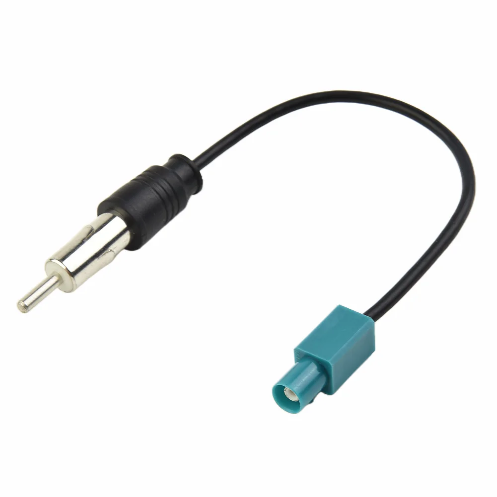 

Practical Cable 15cm Car Stereo DIN Plug Pluggable Installation Radio Antenna Replaces 2PCS Adapter Easy Retrofitting