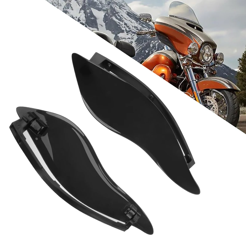 Motorcycle Black Adjustable Windshield Side Wing Fairing Air Deflector For Harley Touring Electra Street Tri Glide CVO 2014-2022
Motorcycle Black Adjustable Windshield Side Wing Fairing Air Deflector For Harley Touring Electra Street Tri Glide CVO 2014-2022
