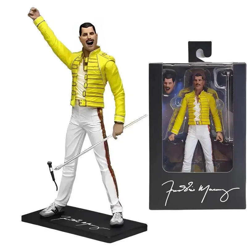 NECA Genuine Queen Frontman Freddie's 86 Magic Tour Joint Movable Doll Model Figure Statue Collection Ornaments Toy Gift
NECA Genuine Queen Frontman Freddie's 86 Magic Tour Joint Movable Doll Model Figure Statue Collection Ornaments Toy Gift