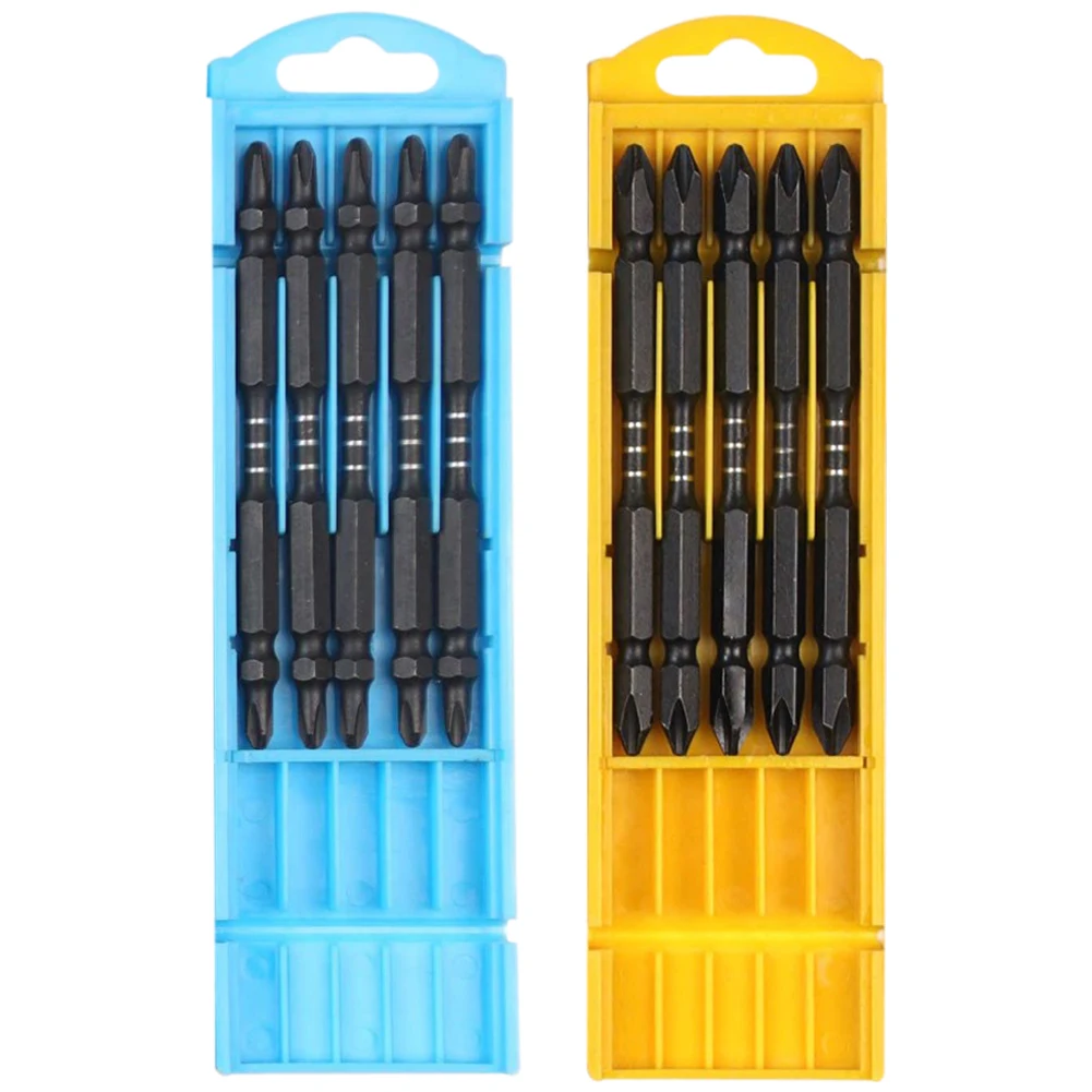 5pcs 100mm Length PH2 Cross Screwdriver Bits Set Hardness Magnetic Cross Screw Drill Bits For Hand Drills Electric Drills Tools
5pcs 100mm Length PH2 Cross Screwdriver Bits Set Hardness Magnetic Cross Screw Drill Bits For Hand Drills Electric Drills Tools