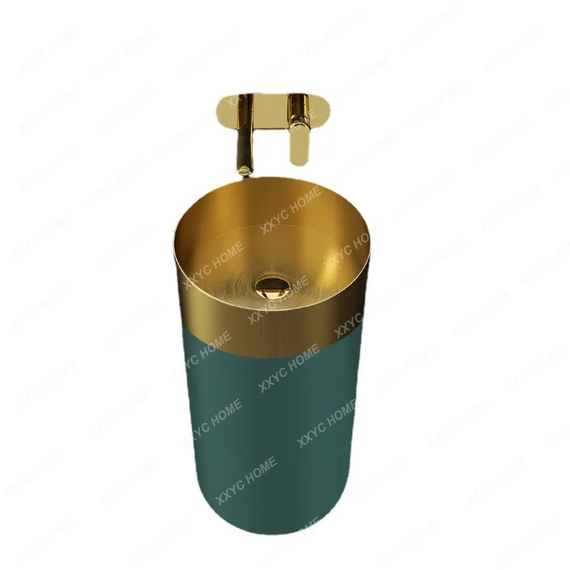 304 Stainless Steel Pedestal Basin Wash Basin Dark Green Simple Integrated Floor Sink
304 Stainless Steel Pedestal Basin Wash Basin Dark Green Simple Integrated Floor Sink