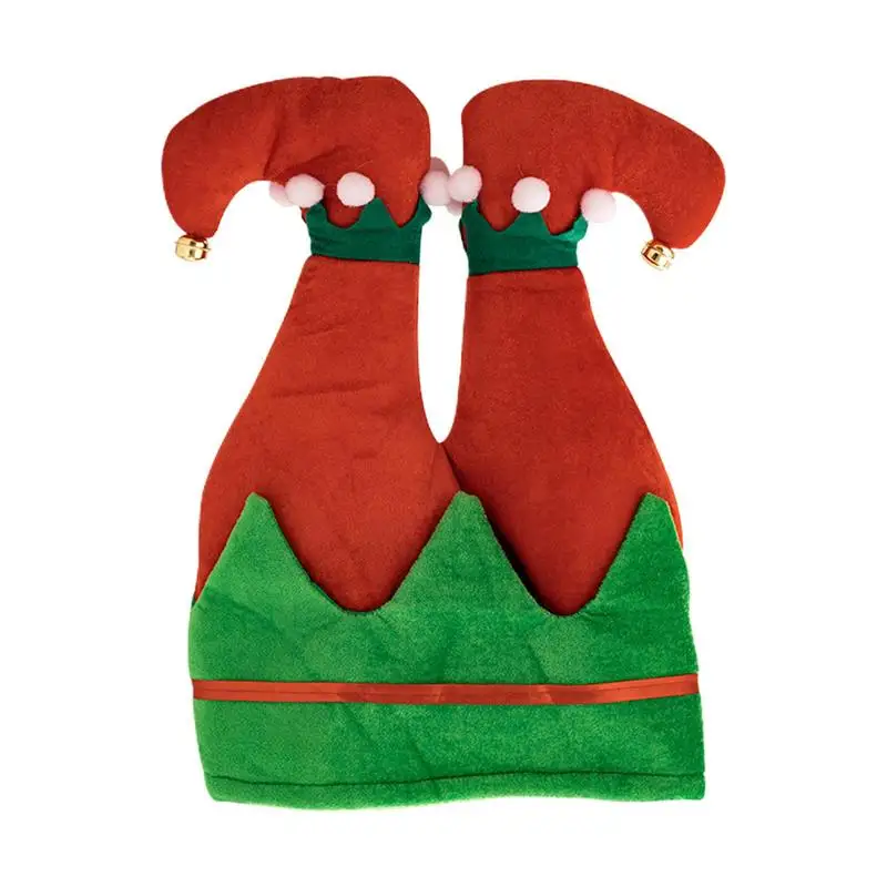 

Christmas Santa Pants Hats Hat Elf Pants Hats Funny Hat With Jingle Bells Novelty Santa Crazy Hats Party Costume Accessories