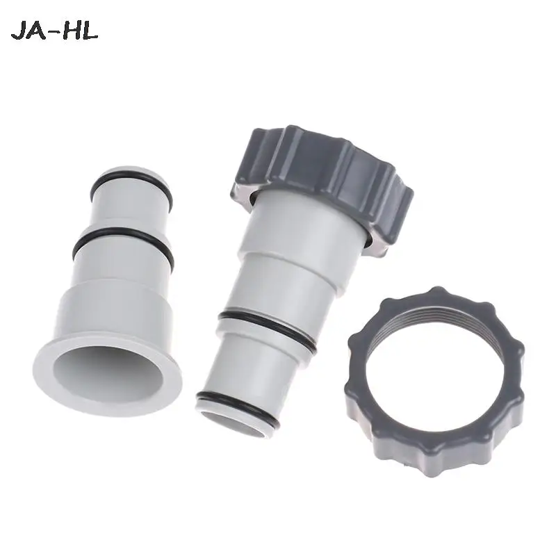 

Hot 1pc Pool Hose Adapter with Collar for Intex Threaded Connection Pumps Swimming Pool Parts Replacement Maintenance Parts