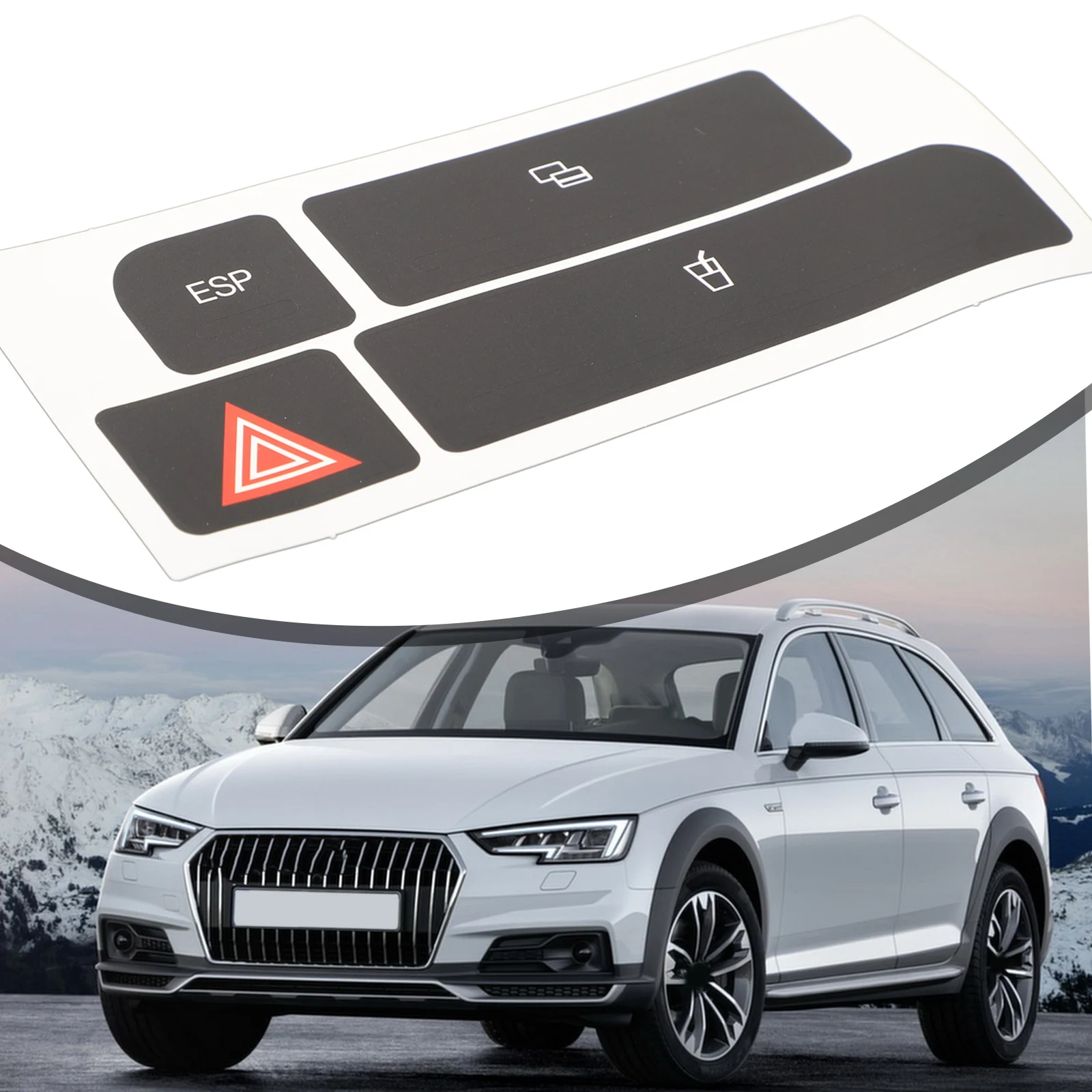 For A4 2004-2006 ESP Auto Flash Switch Button Cover Cup Holder Sticker Repair Button Knob Switch Interior Decoration Car-Styling
For A4 2004-2006 ESP Auto Flash Switch Button Cover Cup Holder Sticker Repair Button Knob Switch Interior Decoration Car-Styling