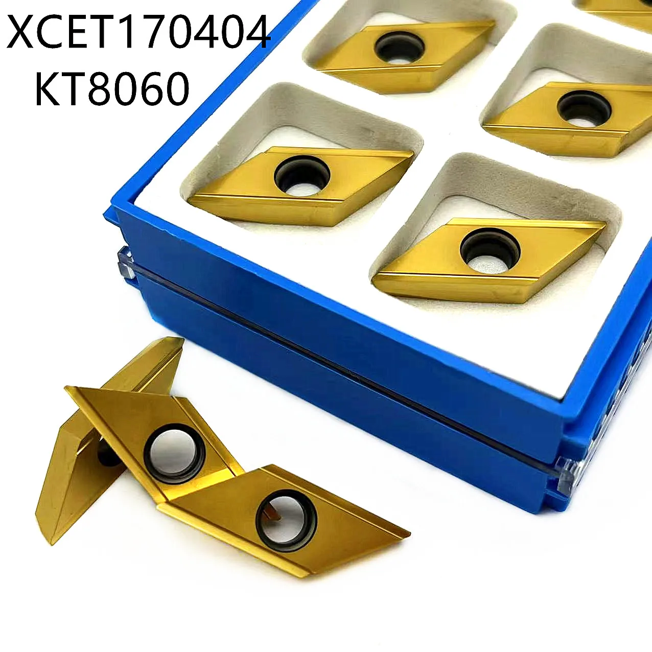 High-quality XCET170404 KT8060 carbide metal turning tool chamfering blade is used for XCET170404 chamfering tool Machine tool
High-quality XCET170404 KT8060 carbide metal turning tool chamfering blade is used for XCET170404 chamfering tool Machine tool