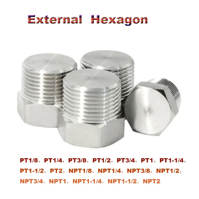 1Pc External Hexagon Thread 304 Stainless Steel Hex End Cap Flange Solid Plug Oil Water Pipe Fitting
1Pc External Hexagon Thread 304 Stainless Steel Hex End Cap Flange Solid Plug Oil Water Pipe Fitting
