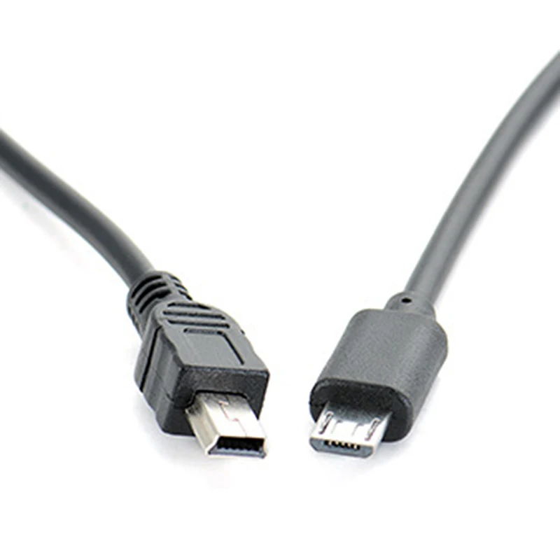 Micro USB Male To Mini USB Male Data Adapter Converter Cable Cord Micro USB Male To Mini USB Male Data Adapter Converter Cable Cord