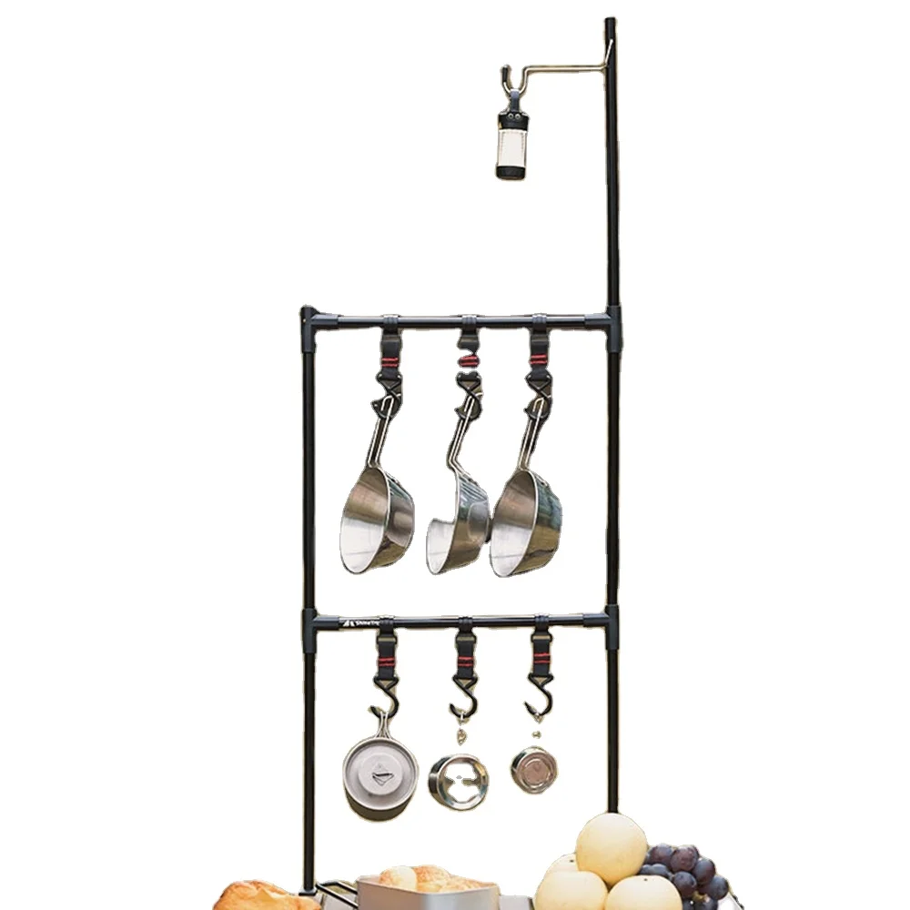 Outdoor Aluminum Alloy Folding Table Rack Camping Picnic Storage Bracket Multi-purpose Hook Tableware Shelf
Outdoor Aluminum Alloy Folding Table Rack Camping Picnic Storage Bracket Multi-purpose Hook Tableware Shelf