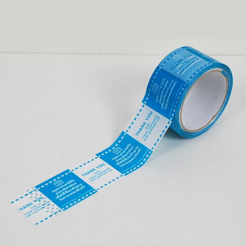 Thank You Shipping Lable Tape Blue Color Express Bags Gift Box for Small Business Adhesive Stickers Packaging Plastic Tape
Thank You Shipping Lable Tape Blue Color Express Bags Gift Box for Small Business Adhesive Stickers Packaging Plastic Tape
