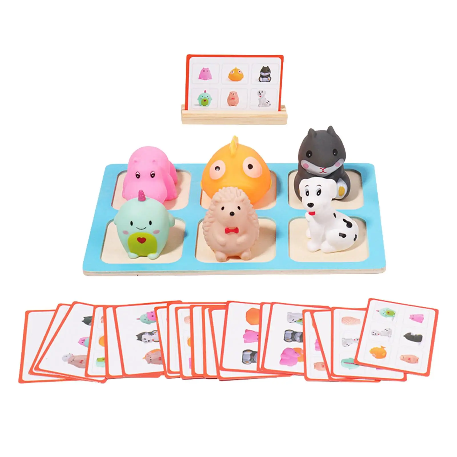 

Toddlers Animal Thinking Board Game Matching Sensory Sorting Games Learning Toys for Home Children 2 to 3 Years Old Best Gift