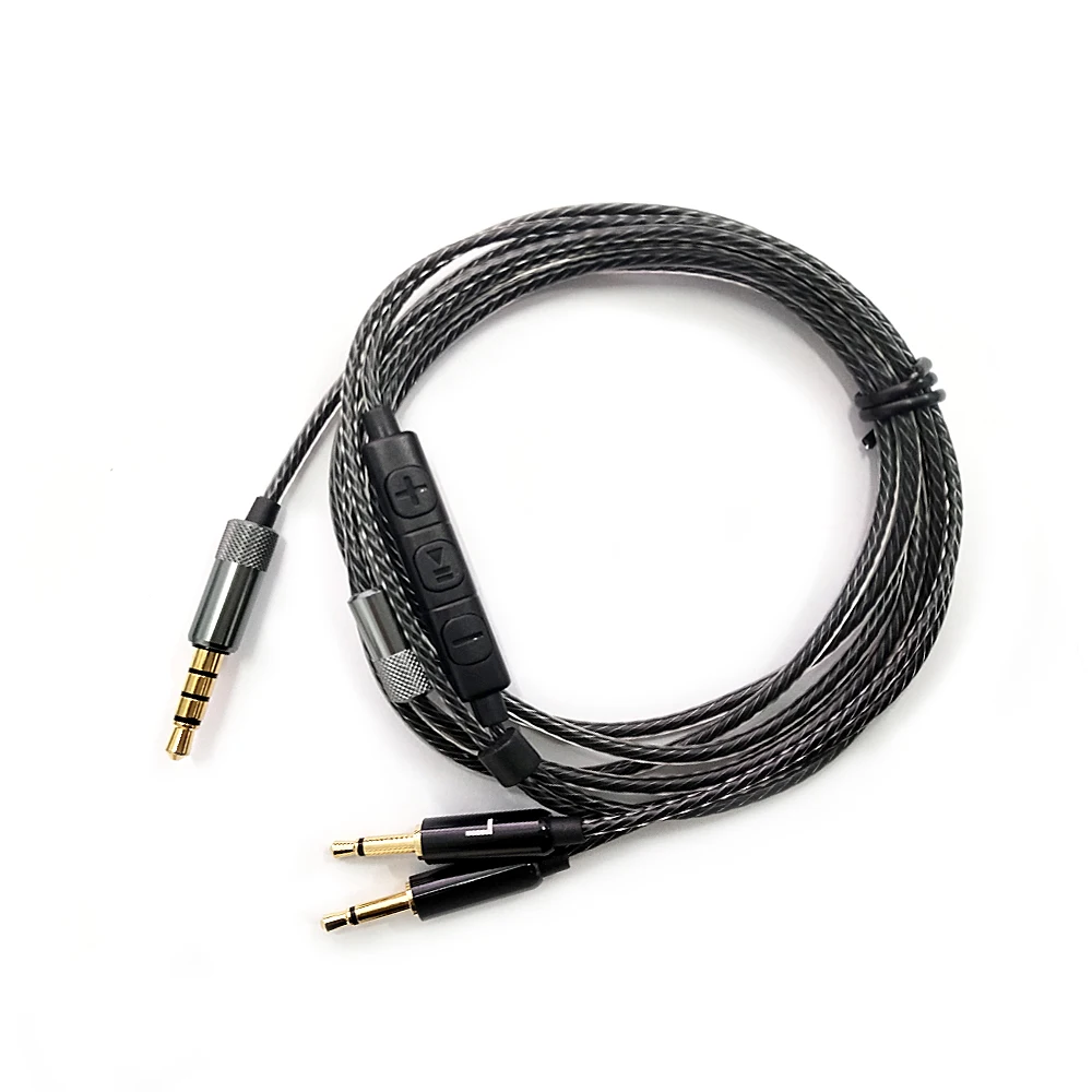 3.5MM to 2.5MM JackHeadphone Upgrade Cable Headset Audio Cable Earphone Replacement Cable for SENNHEISER HD447 HD437 HD202 HD212 3.5MM to 2.5MM JackHeadphone Upgrade Cable Headset Audio Cable Earphone Replacement Cable for SENNHEISER HD447 HD437 HD202 HD212