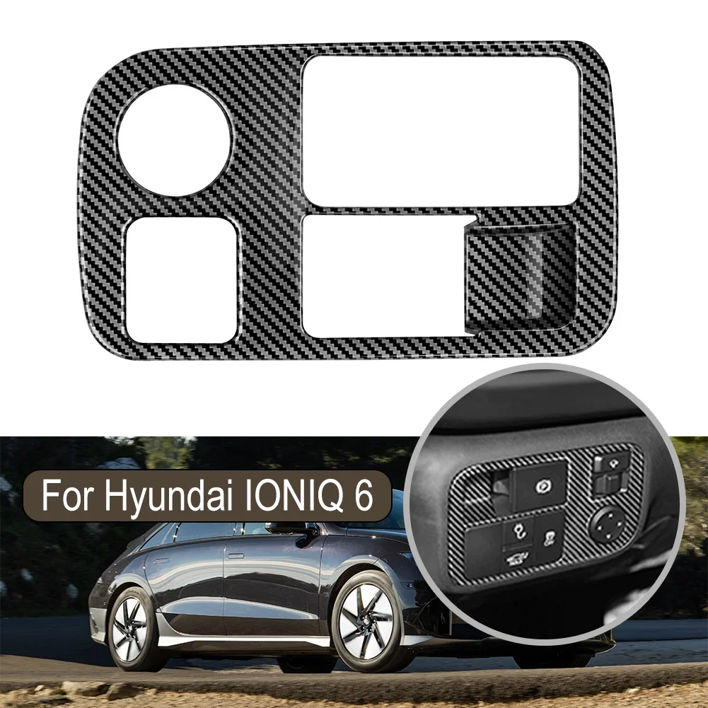 Крышка переключателя регулировки фары автомобиля для Hyundai IONIQ 6 2022 + Стильный декоративный чехол из углеродного волокна автомобильные аксессуары
Крышка переключателя регулировки фары автомобиля для Hyundai IONIQ 6 2022 + Стильный декоративный чехол из углеродного волокна автомобильные аксессуары