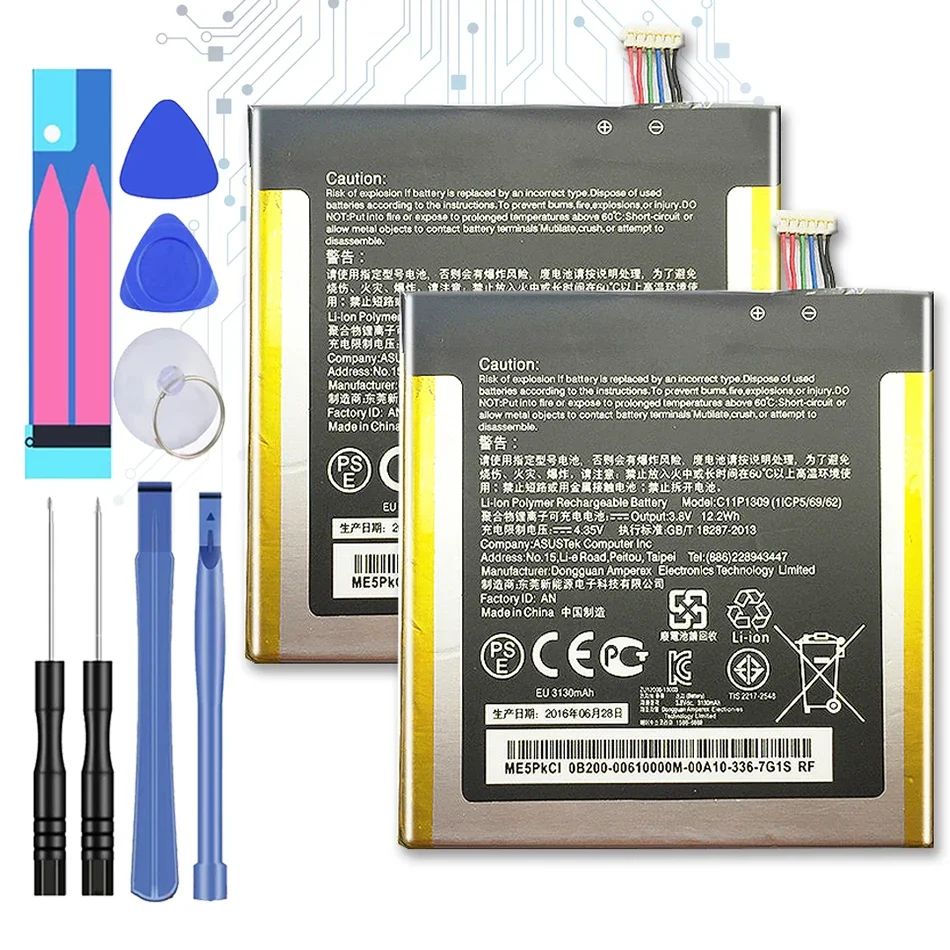 

Аккумулятор для планшета Asus Fonepad Note FHD 6 ME560CG C11P1309 3130 мАч с трековым кодом