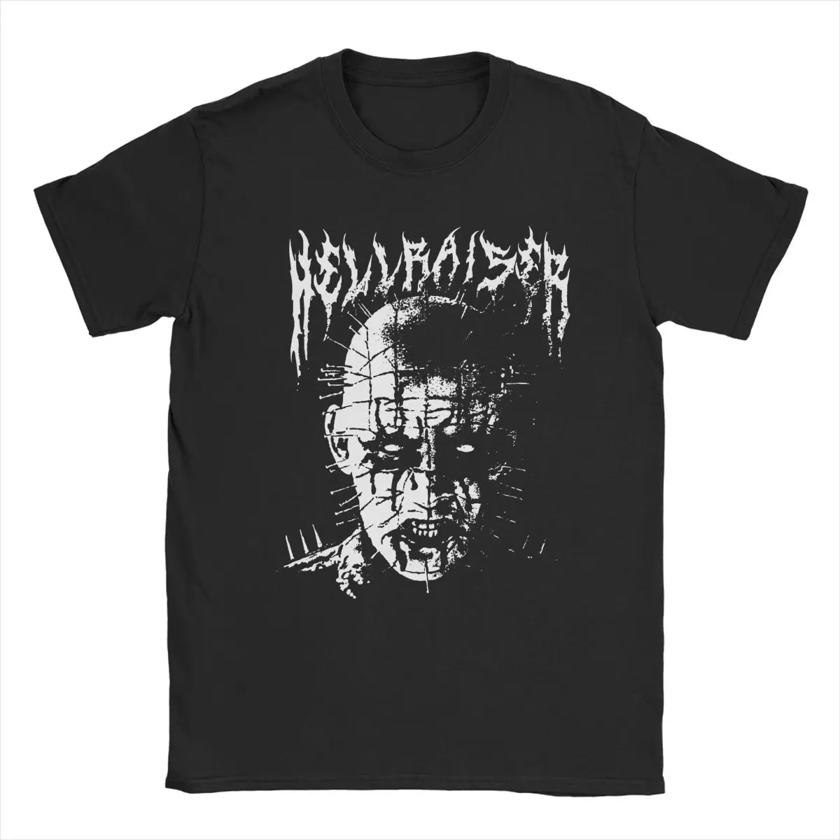 Hellraiser Men T Shirt Horror Funny Tee Shirt Short Sleeve Round Collar T-Shirts 100% Cotton Printed Tops
Hellraiser Men T Shirt Horror Funny Tee Shirt Short Sleeve Round Collar T-Shirts 100% Cotton Printed Tops