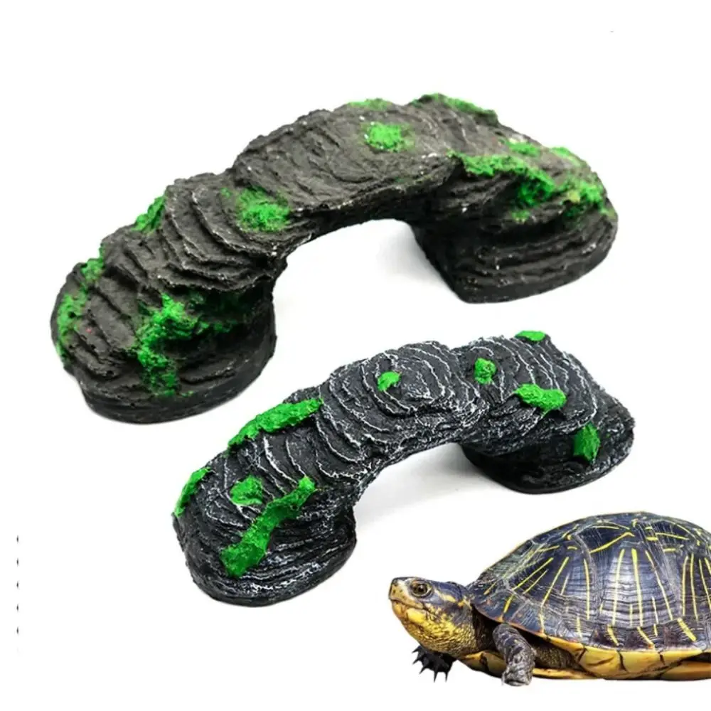 

Resin Pet Turtle Platform Simulation S/L Turtle Climbing Ramp Decorative Turtle Basking Platform Landscaping