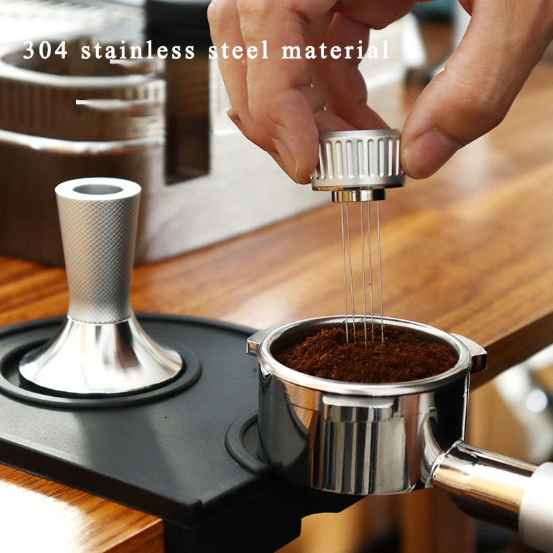 Espresso Needle Powder Dispenser Stainless Steel Coffee Tamper Powder Dispenser Two In One Powder Presser Wdt Stirring Tools
Espresso Needle Powder Dispenser Stainless Steel Coffee Tamper Powder Dispenser Two In One Powder Presser Wdt Stirring Tools